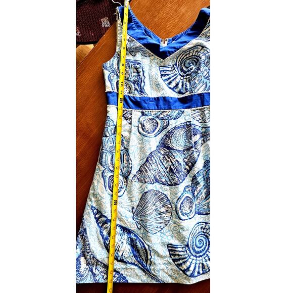 Lilly Pulitzer Originals Stuffed Shells Mini Sheath Lined Dress, White tag, Sz 0 - Picture 7 of 9